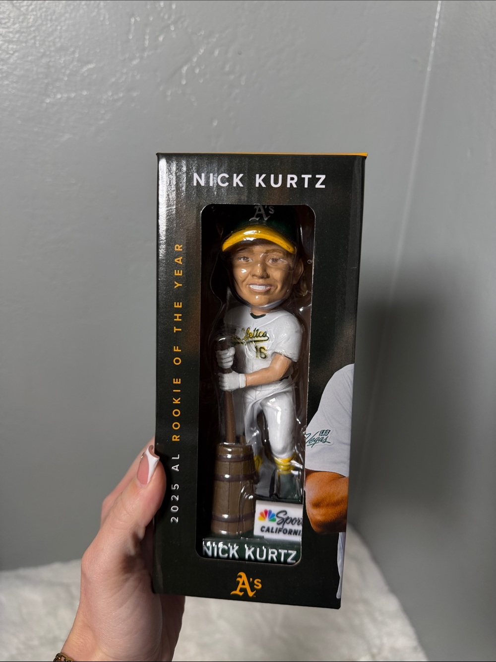 Rookie of the Year - Nick Kurtz Collectible Bobblehead NIB